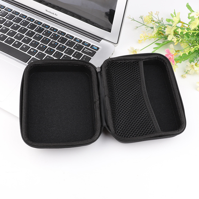 Geantă EVA de stocare digitală pentru căști Bluetooth portabile și baterii, husă rezistentă la șocuri pentru HDD și accesorii de protecție