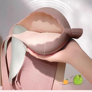 Push-Up bezšivni set grudnjaka za žene, 3/4 košarica, mekana potpora, japanski stil