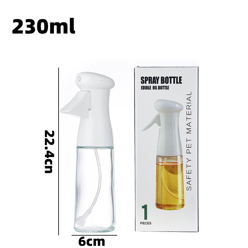 Dispenser de ulei din sticlă, dozare precisă, recipient transparent, capac apăsat pentru bucătărie
