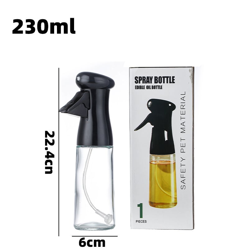 Dispenser de ulei din sticlă, dozare precisă, recipient transparent, capac apăsat pentru bucătărie