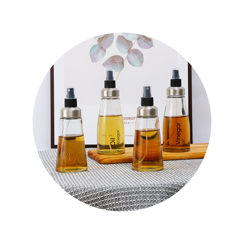 Sticlă de pulverizat ulei pentru bucătărie, ulei de măsline alimentar pulverizat, spray atomizat pentru friteuza cu aer