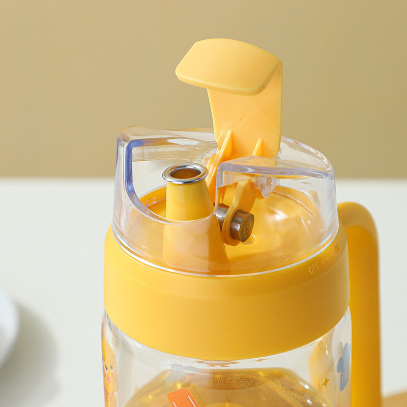 Bubble Duck sticlă de ulei cu deschidere și închidere automate, anti-scurgeri, pentru ulei și oțet, cu capac