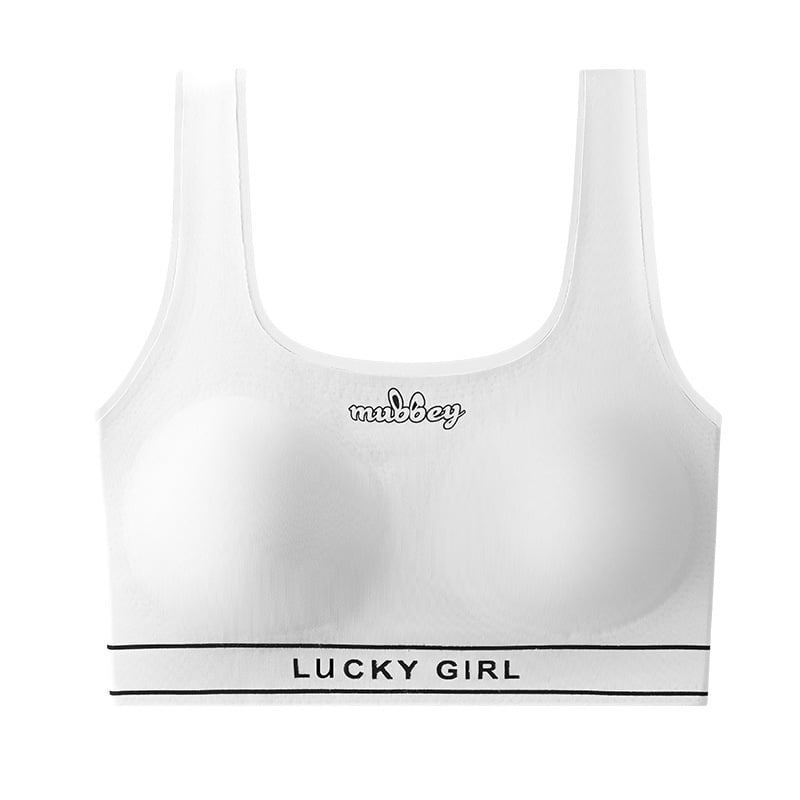 Bezšivni top za djevojčice s lijepim leđnim dizajnom, sportska grudnjak za učenice, tube top