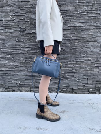 Ženska crossbody torba, velika kapaciteta, mekana koža prvog sloja teleće kože, svakodnevna torba
