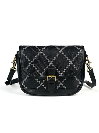 Ancient Chaoke ženska torbica etničkog stila, preko ramena ili crossbody, od prave kože vrhunske kvalitete, dijamantni šav, mala torbica