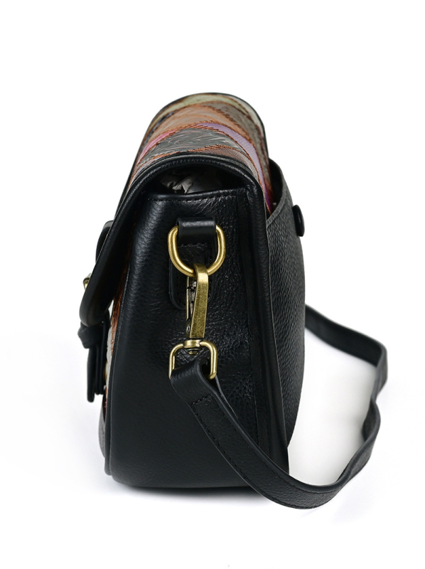 Ancient Chaoke ženska torbica etničkog stila, preko ramena ili crossbody, od prave kože vrhunske kvalitete, dijamantni šav, mala torbica