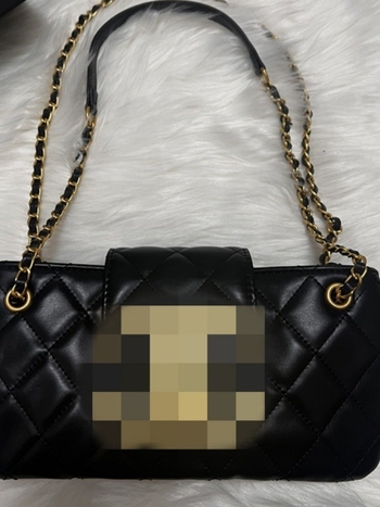 Srednja PU baguette torba s prešivenim uzorkom, lančana naramenica, crossbody ženska torba