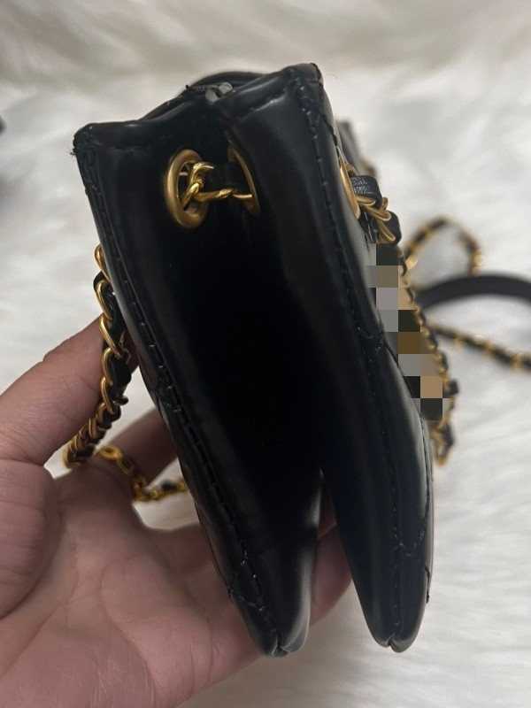 Srednja PU baguette torba s prešivenim uzorkom, lančana naramenica, crossbody ženska torba