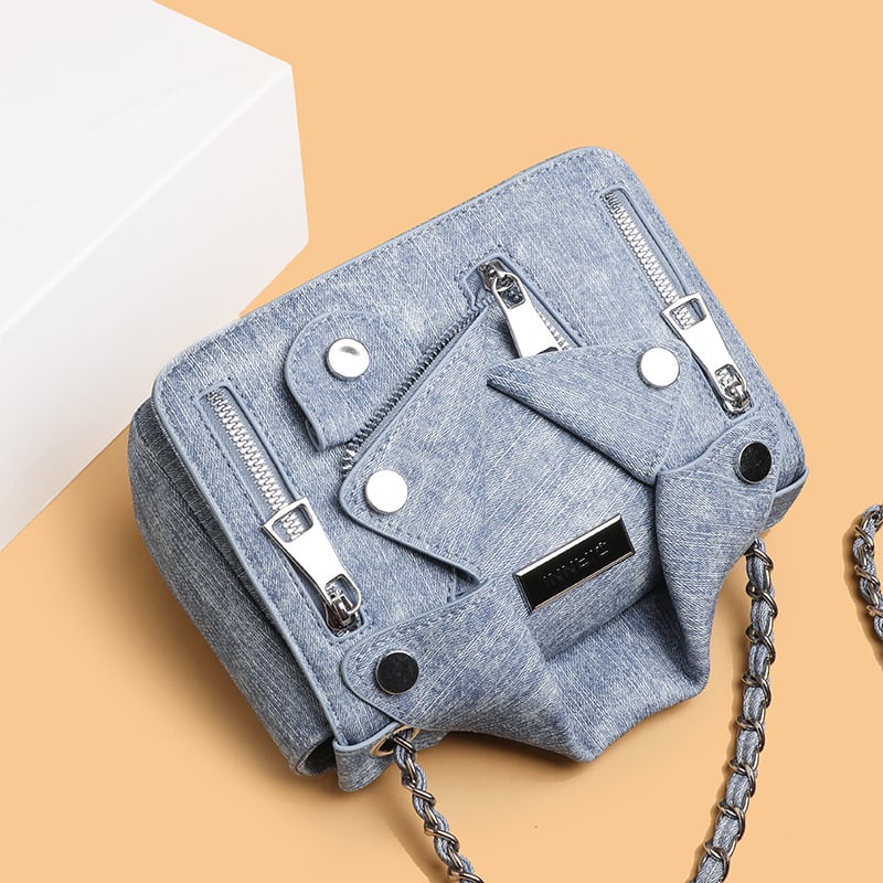 Ženska crossbody torba s zakovicama, mala kvadratna torba, PU materijal, ljetna moda 2025