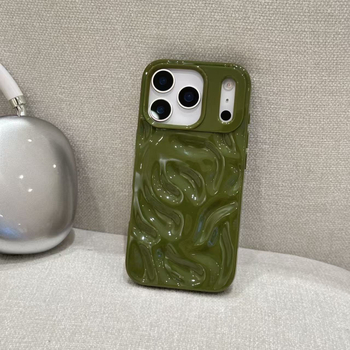 Minimalističko TPU kućište s meteorskim uzorkom za iPhone 16 i iPhone 15 Pro Max – 3D valoviti dizajn; jednobojno za iPhone 14; mekano kućište za iPhone 13