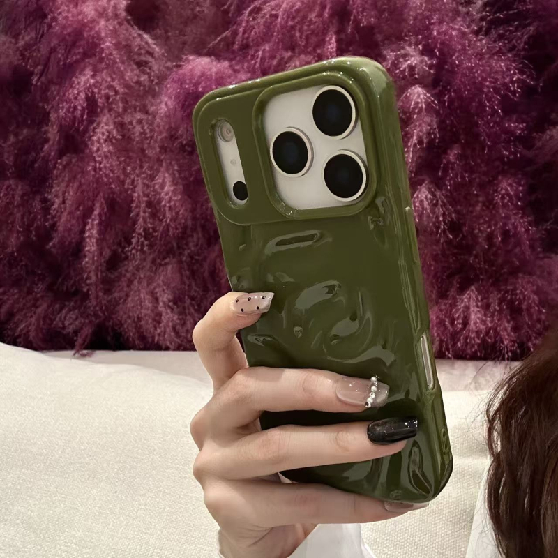 Minimalističko TPU kućište s meteorskim uzorkom za iPhone 16 i iPhone 15 Pro Max – 3D valoviti dizajn; jednobojno za iPhone 14; mekano kućište za iPhone 13