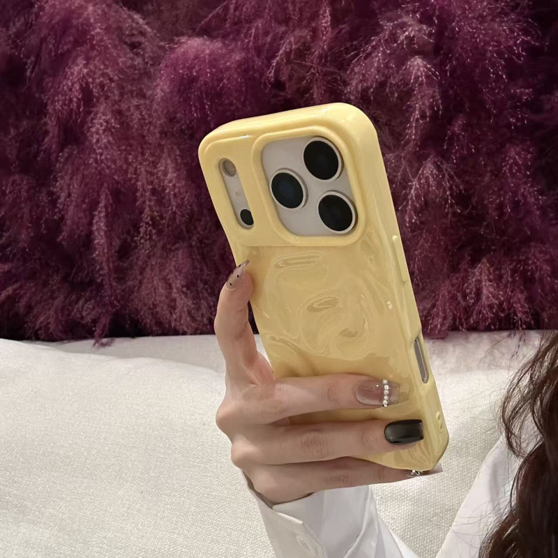 Minimalističko TPU kućište s meteorskim uzorkom za iPhone 16 i iPhone 15 Pro Max – 3D valoviti dizajn; jednobojno za iPhone 14; mekano kućište za iPhone 13