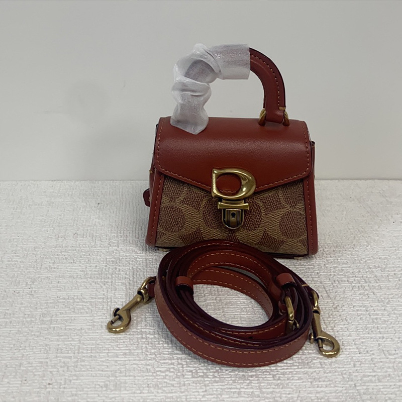 20204 SAMMY 16 lakirana kožna ženska mini torbica s gornjom drškom, preko ramena ili crossbody, torbica za ruž