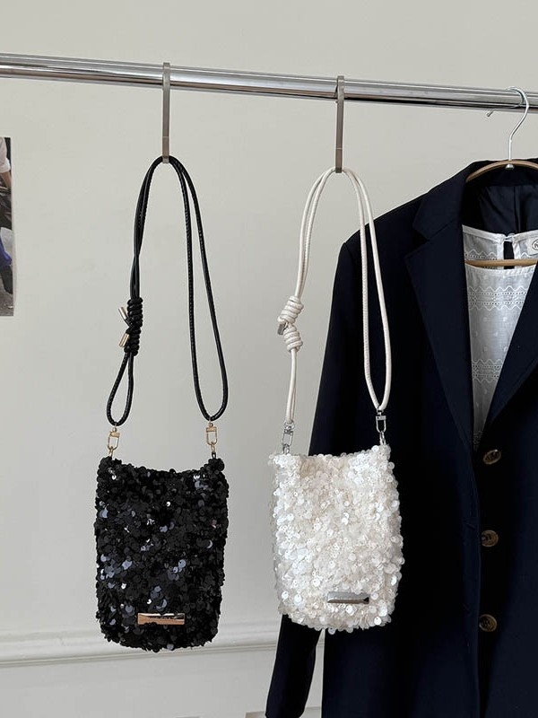 2025 nova sezona slatka sjajna mini crossbody torbica za žene, s pretincom za telefon, PVC materijal