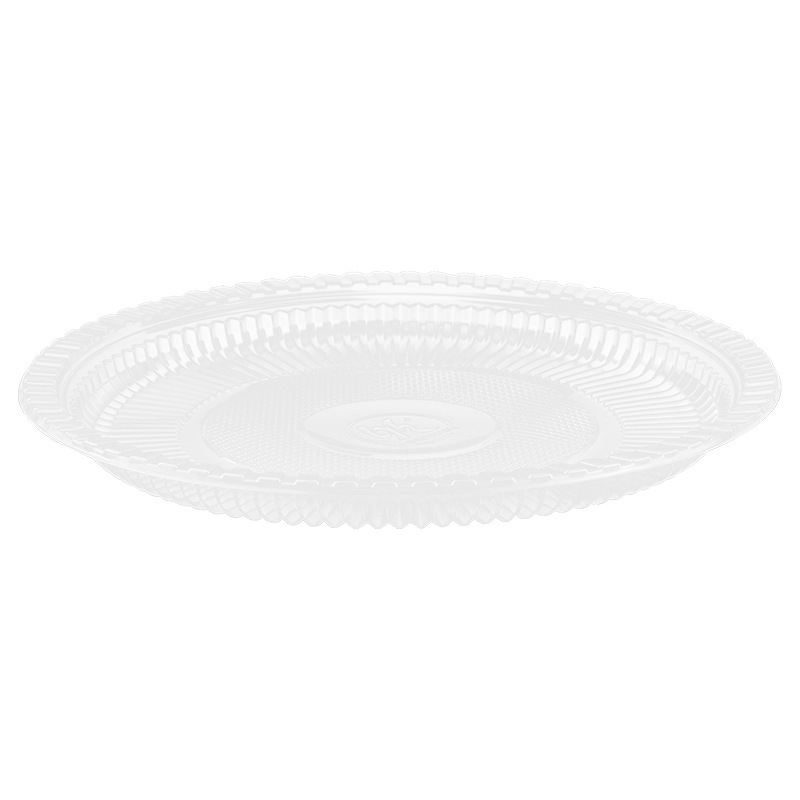 Farfurii rotunde, din plastic, de unică folosință, conforme cu standardele pentru alimente, potrivite pentru banchete și nunți; farfurie pentru eliminarea oaselor la grătar.