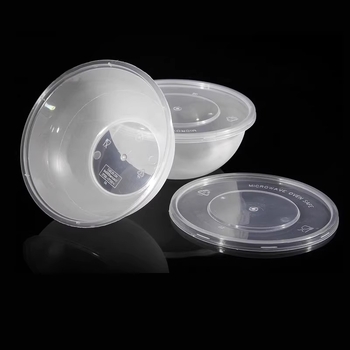 Recipient de unică folosință, rotund, 650 ml, pentru Eight Treasures Rice și Laba Porridge, bol pentru take-away, îngroșat