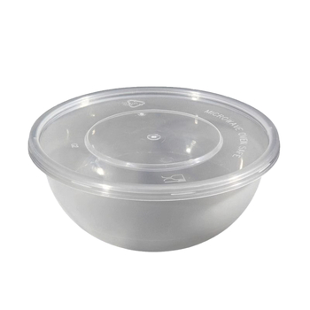 Recipient de unică folosință, rotund, 650 ml, pentru Eight Treasures Rice și Laba Porridge, bol pentru take-away, îngroșat