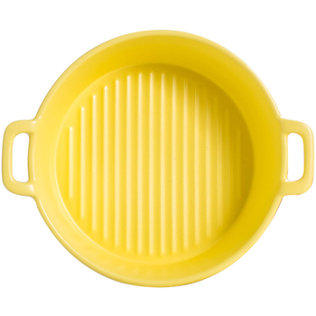 Bol de porțelan cu două mânere, rotund, compatibil cu microundele, bol versatil pentru salate și supe, în stil minimalist nordic, pentru adulți