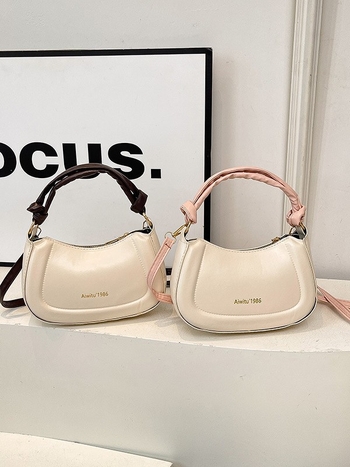 2025 nova moda retro torba preko ramena s PU teksturom, mala ženska torba
