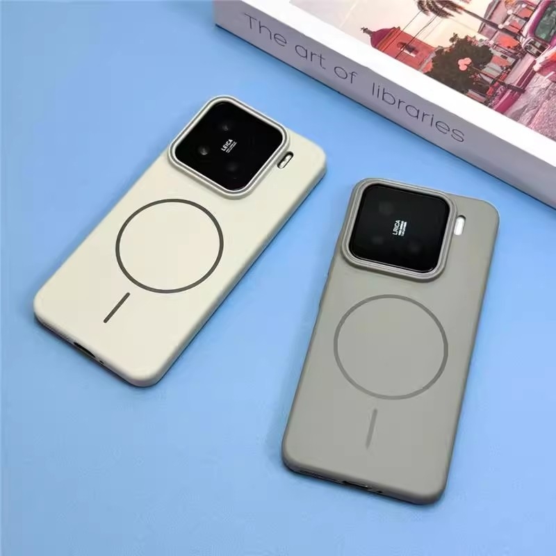 Kompatibilno s Xiaomi 17 Pro Max – maska za telefon od PC-a s matnom teksturom, magnetskim prstenom, ultra-tanka zaštita od padova.