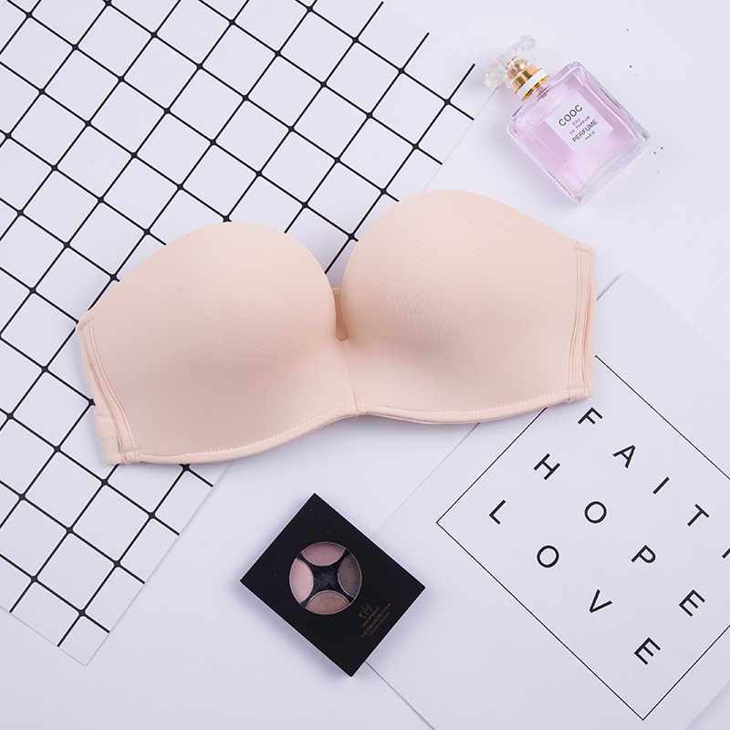 Miracle Generation Sutien fără bretele pentru femei, push-up wireless, sutien invizibil pentru rochii de mireasă