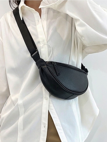 Torba u korejskom stilu u obliku polumjeseca, novo 2026. model, sedlasta torba od PU kože, mala crossbody torba za žene, minimalistička i vrhunske kvalitete