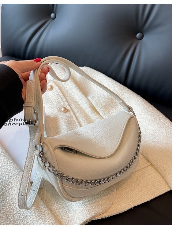 Mala ženska PU kožna crossbody torba, oblik sedla, svakodnevna upotreba