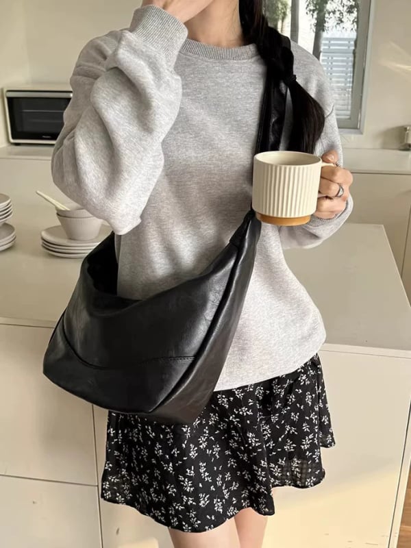 Ženska torba velike kapacitete, ljetni retro dumpling bag, torba preko ramena ili crossbody
