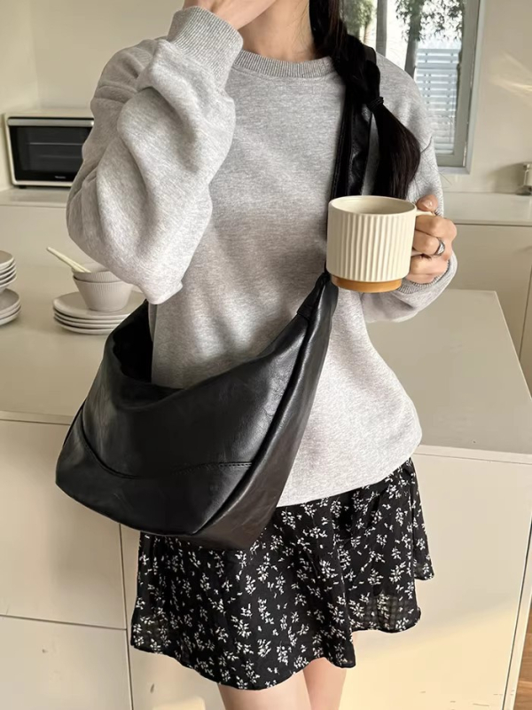 Ženska torba velike kapacitete, ljetni retro dumpling bag, torba preko ramena ili crossbody