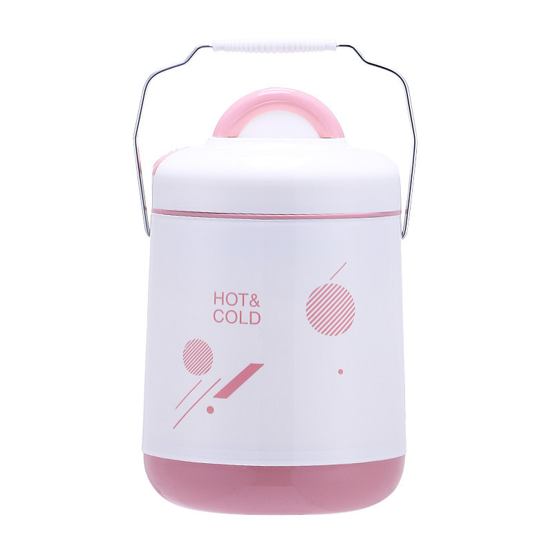 Cutie termică pentru prânz cu interior din sticlă, design cu mai multe straturi, mâner