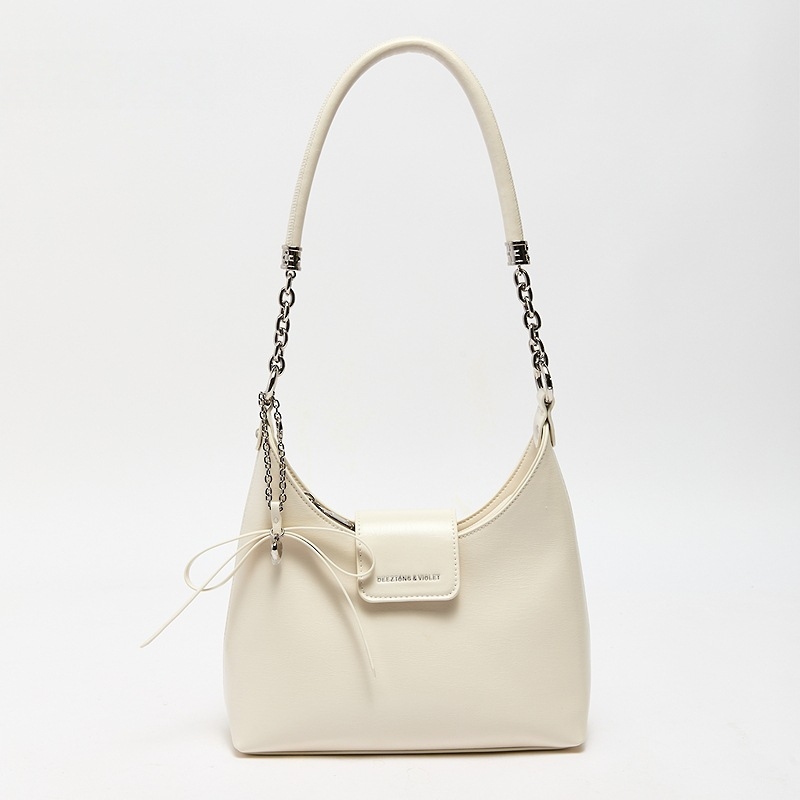 2025 jesen minimalistička torba s lancem za žene, mala crossbody torba u saddle stilu