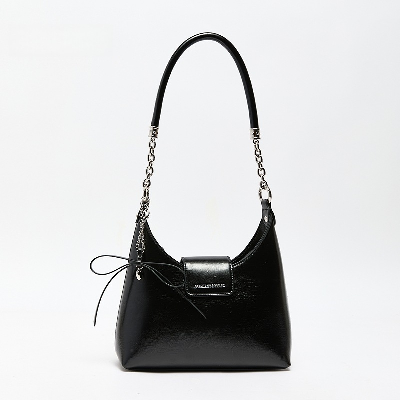 2025 jesen minimalistička torba s lancem za žene, mala crossbody torba u saddle stilu