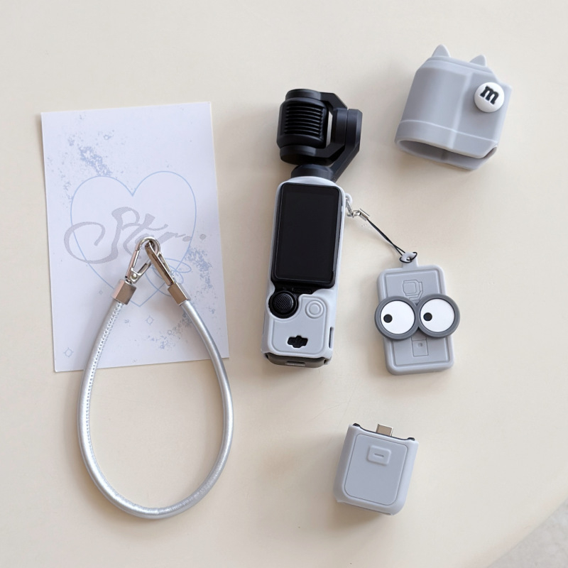 Gray Eyes Design silikonska zaštitna futrola za DJI Pocket 3, štiti objektiv i gimbal od ogrebotina