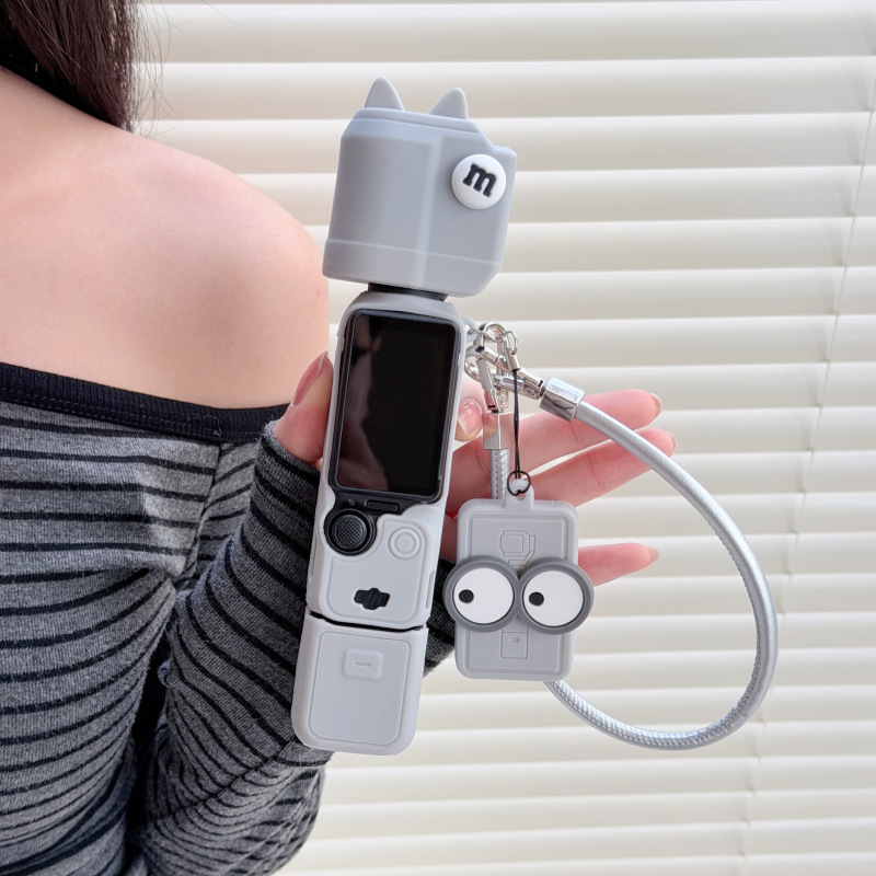 Gray Eyes Design silikonska zaštitna futrola za DJI Pocket 3, štiti objektiv i gimbal od ogrebotina