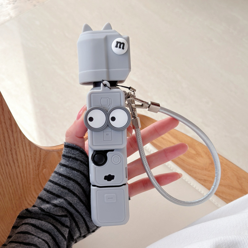 Gray Eyes Design silikonska zaštitna futrola za DJI Pocket 3, štiti objektiv i gimbal od ogrebotina