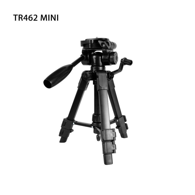 Компактен настолен трипод със стабилизираща глава-гимбал за DSLR и смартфон
