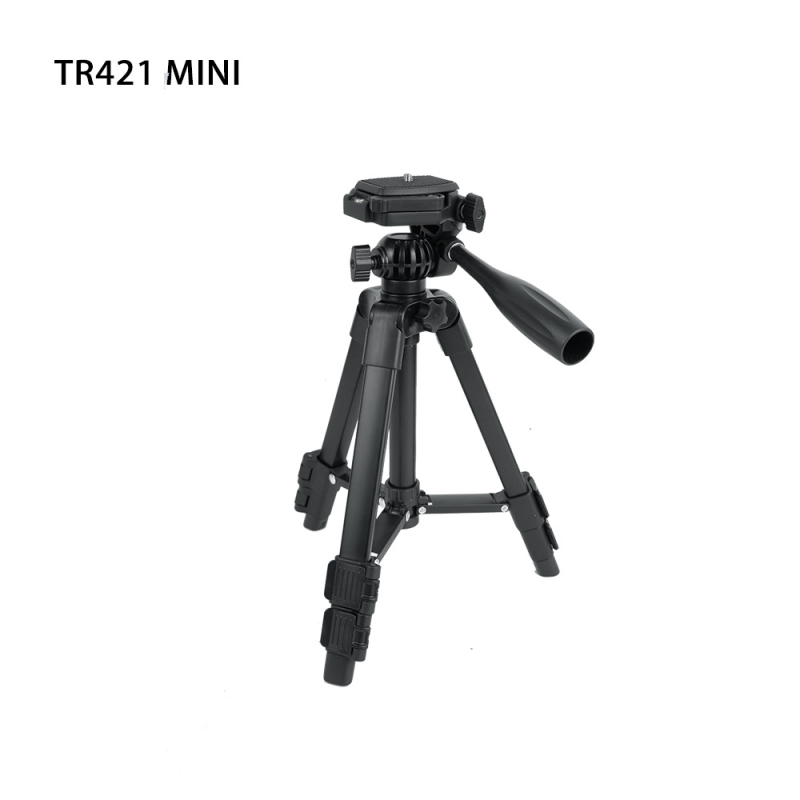 Компактен настолен трипод със стабилизираща глава-гимбал за DSLR и смартфон