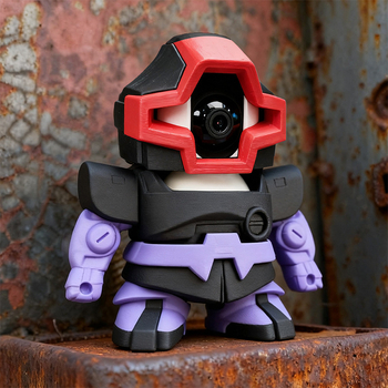 Κάλυμμα κάμερας Xiaomi gimbal με θωράκιση Gundam Zaku ρομπότ και βάση παρακολούθησης - προσωποποιημένο δημιουργικό δώρο