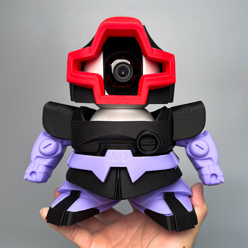Κάλυμμα κάμερας Xiaomi gimbal με θωράκιση Gundam Zaku ρομπότ και βάση παρακολούθησης - προσωποποιημένο δημιουργικό δώρο