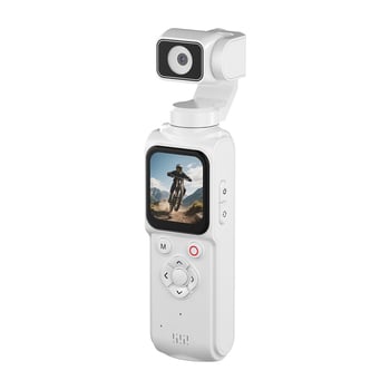 Cameră sport de mână 4K cu gimbal de buzunar pentru exterior, călătorii și vlog