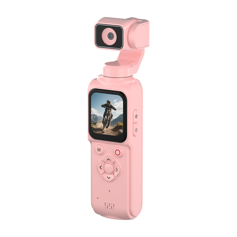 Cameră sport de mână 4K cu gimbal de buzunar pentru exterior, călătorii și vlog