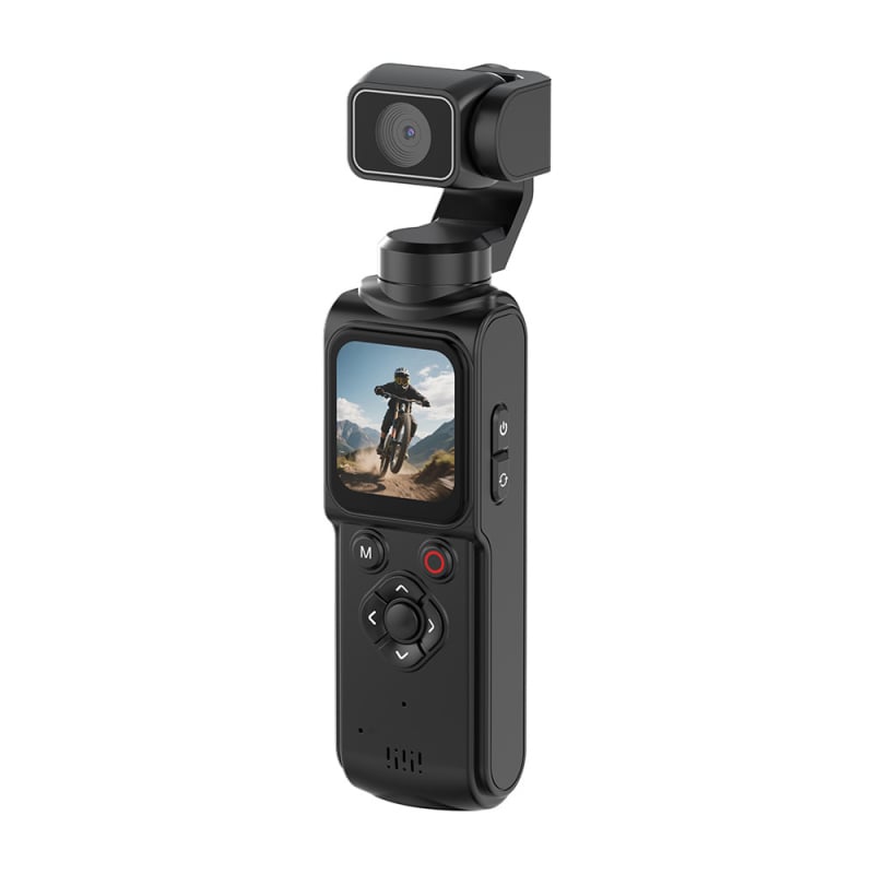 Cameră sport de mână 4K cu gimbal de buzunar pentru exterior, călătorii și vlog