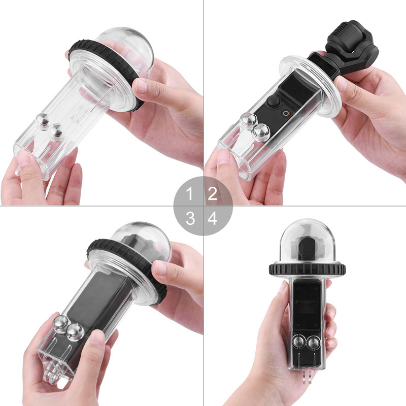 BRDRC husă de protecție pentru DJI Osmo Pocket 3 – carcasă impermeabilă de scufundare până la 40 m