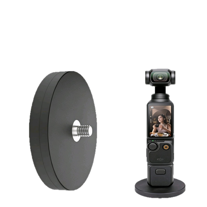 Magnetska stolna baza za DJI Pocket 3, držač za ogradu s vakuumskim čašom za akcijske kamere