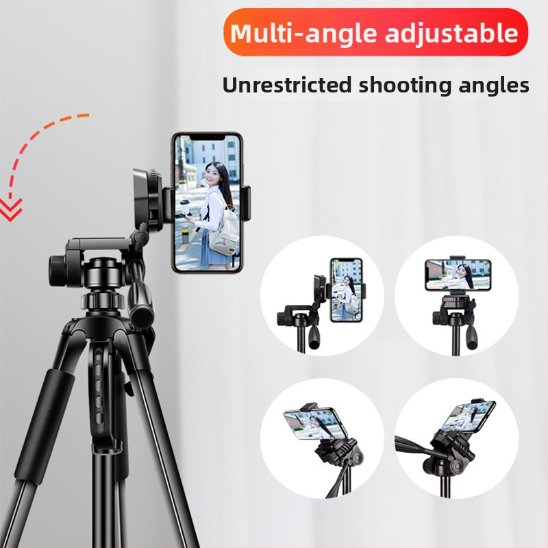 3520 Tripod pre DSLR, stojan na fotografovanie a živé vysielanie, prenosný držiak na telefón