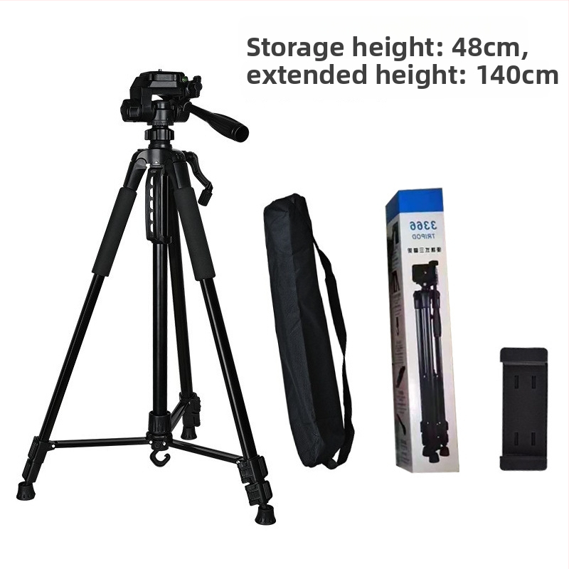 3520 Tripod pre DSLR, stojan na fotografovanie a živé vysielanie, prenosný držiak na telefón