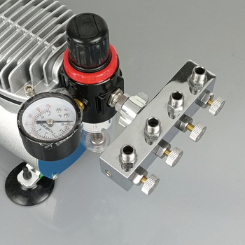 Kit adaptor aer pentru pompă de aer și pistol de pulverizare, cu conector furtun de aer de 8 direcții