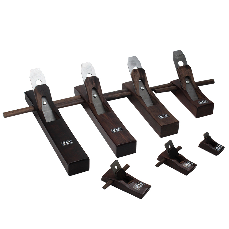 Set planere din lemn de abanos – planere manual cu 70 mm micro, 100 mm și 127 mm pentru prelucrare DIY