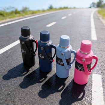 Modesty termos din oțel inoxidabil 304, capac mare, capac înșurubabil, rezistent la cădere, menține temperatura, recipient sport, design modern, cadou de afaceri
