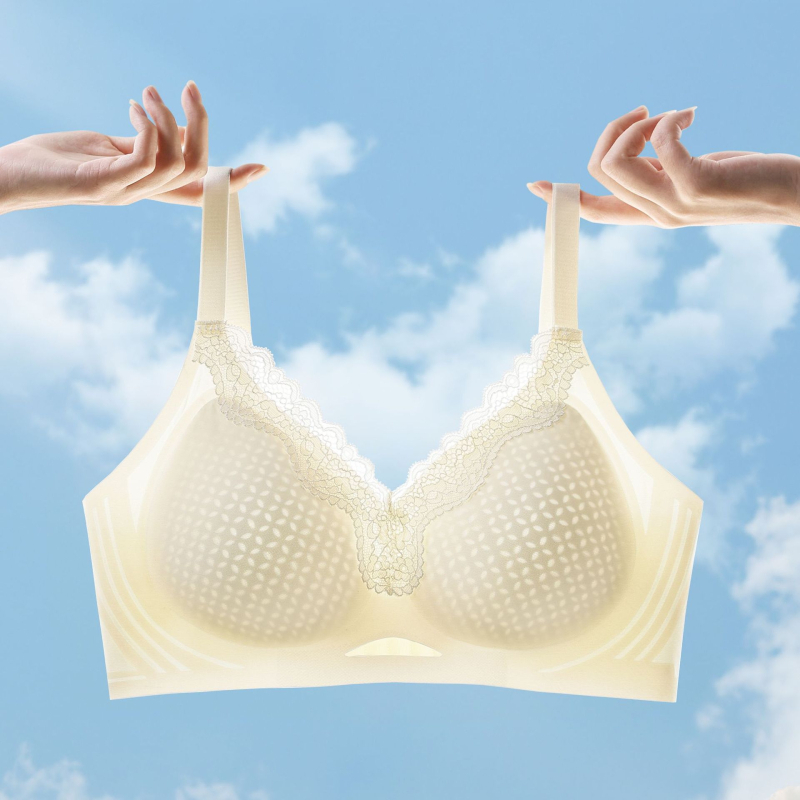 Plus-size udoban prozračan bežični grudnjak za žene, skuplja i podiže grudi, nježna podrška, sprječava opuštanje